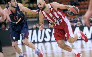Graikijos krepšinio legenda Spanoulis baigia karjerą